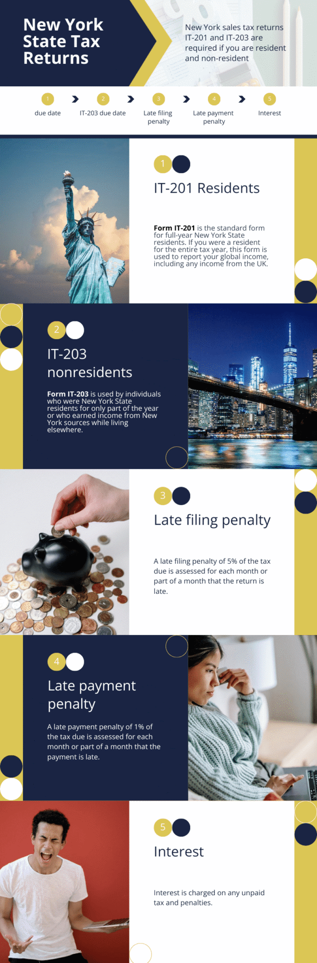 If you're planning on leaving New York for the UK, learn how Optimise Accountants can assist with the complexities of Form IT-201 and IT-203. Find out the crucial details about when you can stop filing New York state tax returns after your move. Get expert guidance tailored to your unique situation, ensuring a smooth financial transition from the US to the UK.